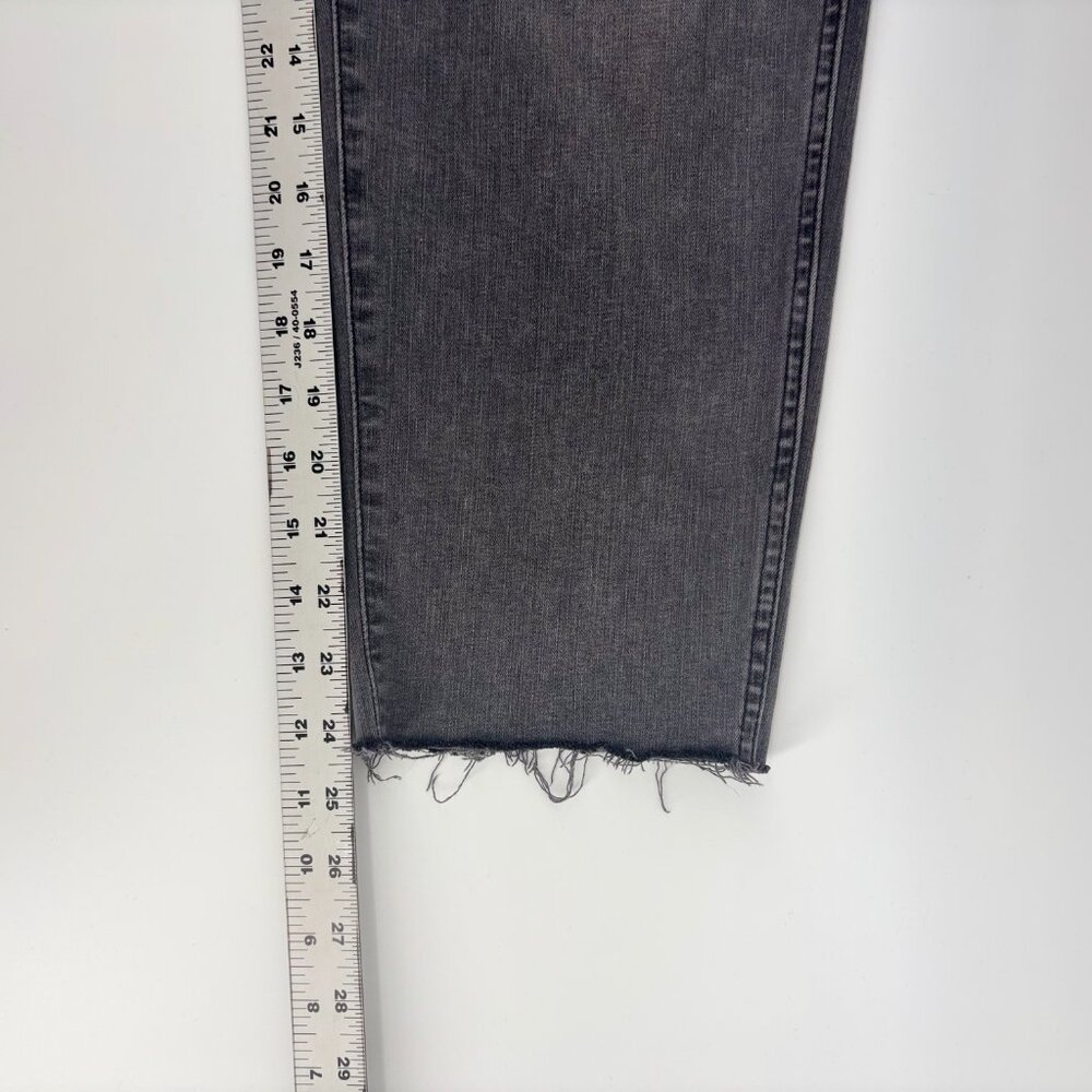 Madewell Womens Black Faded "STOVEPIPE" Skinny Jeans Size 31 - Picture 9 of 10